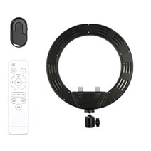 대한몰 LED 링라이트 260mm + 블루투스 리모컨 세트, DH-U250(블랙), 1세트