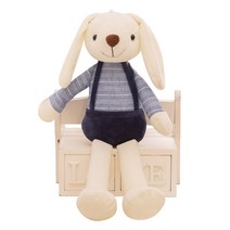 네이처타임즈 귀여운 토끼 인형, 네이비, 60cm