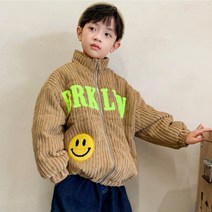 아동용 스마일 골덴 점퍼