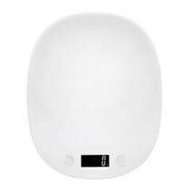 위자드스토어 접시형 가정용 주방저울 1Kg, 화이트, W400