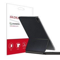스코코 태블릿 매직키보드 유니스킨 전신보호필름, 레더 블랙