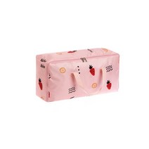 Itemtrade 방수 수납가방 이불가방 S, 01 핑크 과일, 1개