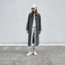 누보텐 여성용 classic herringbone handmade coat