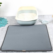 고양이 요미 MOA 사각 사막화 화장실매트, Gray