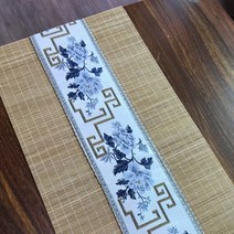대나무 티 매트 테이블러너, 13 아이보리, 30 x 150 cm