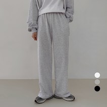 바블링브룩 여성용 데일리 밴딩 와이드 롱 팬츠