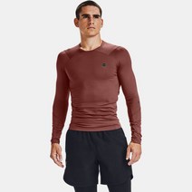 언더아머 남성용 UA RUSH HeatGear 컴프레션 긴팔 티셔츠 1353447
