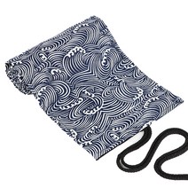 아뚜 대용량 색연필 펜 롤 파우치 24홀, 작은파도, 1개