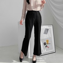 페이퍼먼츠 여성용 스판 반 하이 마법의 인생 팬츠 10부 슬랙스 01477