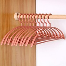 포홈 구김없는 라인업 옷걸이, 코랄, 30개입