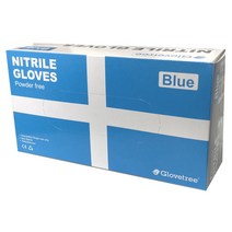 글러브트리 니트릴장갑 블루 L, 100개, 1개, 대(L)