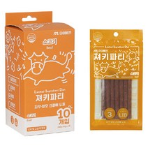 마이베프 반려동물 L I D 져키파티 간식 20g x 10p, 1개, 소고기