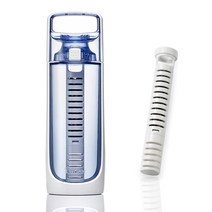 아이워터 클래식 알칼라인 미네랄 수소 필터 물병 포터블 블루 600ml + 필터 세트