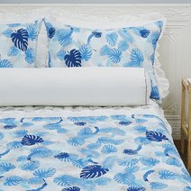 스누즈 시어서커 여름 포레스트 홑이불, 블루