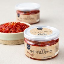 입술 실속 비빔오징어젓, 150g, 2개