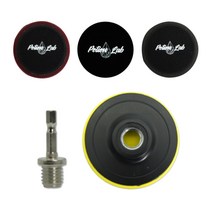 포션랩 자동차 폴리싱 전동드릴 광택패드 풀세트, 혼합색상, 1세트