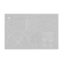 큐브라운드 컷팅 데스크 매트 A3, 그레이