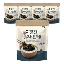 이반장 광천 돌자반 볶음, 40g, 5개