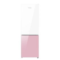 클라윈드 피트인 파스텔 콤비냉장고 312L 방문설치, KRNC312PSM1, 핑크 + 화이트