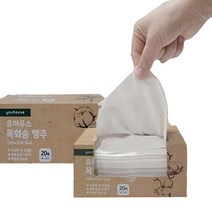 유하우스 목화솜 행주, 20개입, 3개