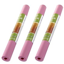 마켓플랜 EVA 컬러풀 서랍 방수매트 3p, 핑크