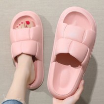 피어니스트 여성용 폭신한 두꺼운 슬리퍼