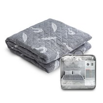 라헨느 드림캐쳐 워셔블 캠핑 양면 전기요 EB-2700, 그레이, 패밀리(200 x 260 cm)