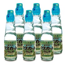 사이토 청포도 라무네 구슬 사이다, 200ml, 6개