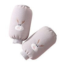 마이데일리 미술 화방 작업 플리스 팔토시 양쪽 세트, 그레이