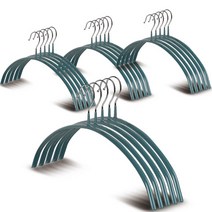 마켓플랜 PVC 논슬립 리쉬 옷걸이, 20개, 민트