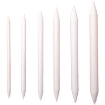 마이데일리 스케치 수정 종이펜 연필 브러쉬 6종 세크, 화이트, 1세트