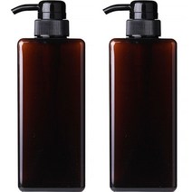 지앤와이 로션 펌프 공병 650ml, 브라운, 2개