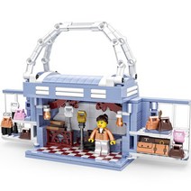 LIN07 나노블럭 블루가방샵, 혼합색상