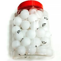 온메이커 연습용 탁구공 40mm 60p, 화이트, 1개