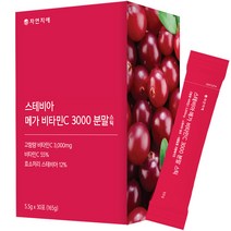 자연지애 스테비아 메가비타민C 3000 분말 스틱 30p, 1개, 165g