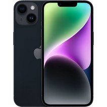 Apple 정품 아이폰 14 자급제, 미드나이트, 256GB