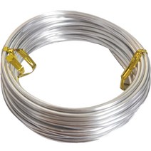 수공예 컬러 철사 2.5mm, 1개, 49 실버