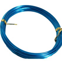 수공예 컬러 철사 1.5mm, 19 파콕 블루, 1개
