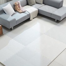 따사룸 PE 유아퍼즐매트 100 x 100 x 4 cm, 투게더 그레이, 4개