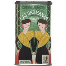 라스헤르마나스 비터스위트 훈제 파프리카 가루, 100g, 1개