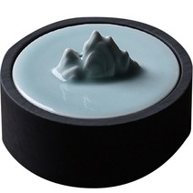 덮게있는 07 비단 원석 벼루, 1개