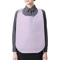 웰프런 일회용 부직포 위생 앞치마, 100개, 핑크