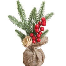 미니맥시 크리스마스 트리 데스크톱 장식품, E