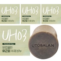 유토밸런 유근피 수제비누, 120g, 4개