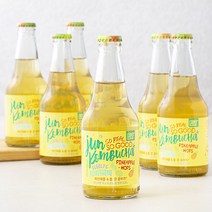준 콤부차 파인애플 & 홉, 6개, 275ml