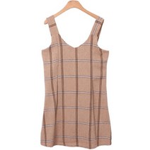 럴네븐 체크 뷔스티에 미니 원피스 cpops8195k29