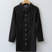 엔비룩 생지데님 원피스