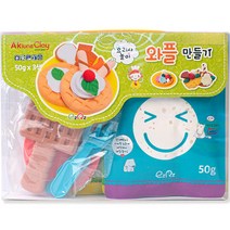 이지피아 아키우네클레이 요리사놀이 와플만들기 세트, 혼합색상