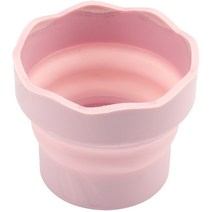 수코 플라워 접이식 수채화 물통 SC-23, 핑크