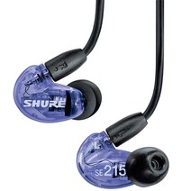 슈어 전문가 모니터용 이어폰, 퍼플, SE215SPE-PL-A